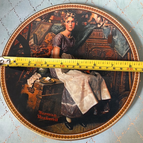 Norman Rockwell “Dreaming InThe Attic” Plate #2 - Picture 5 of 5